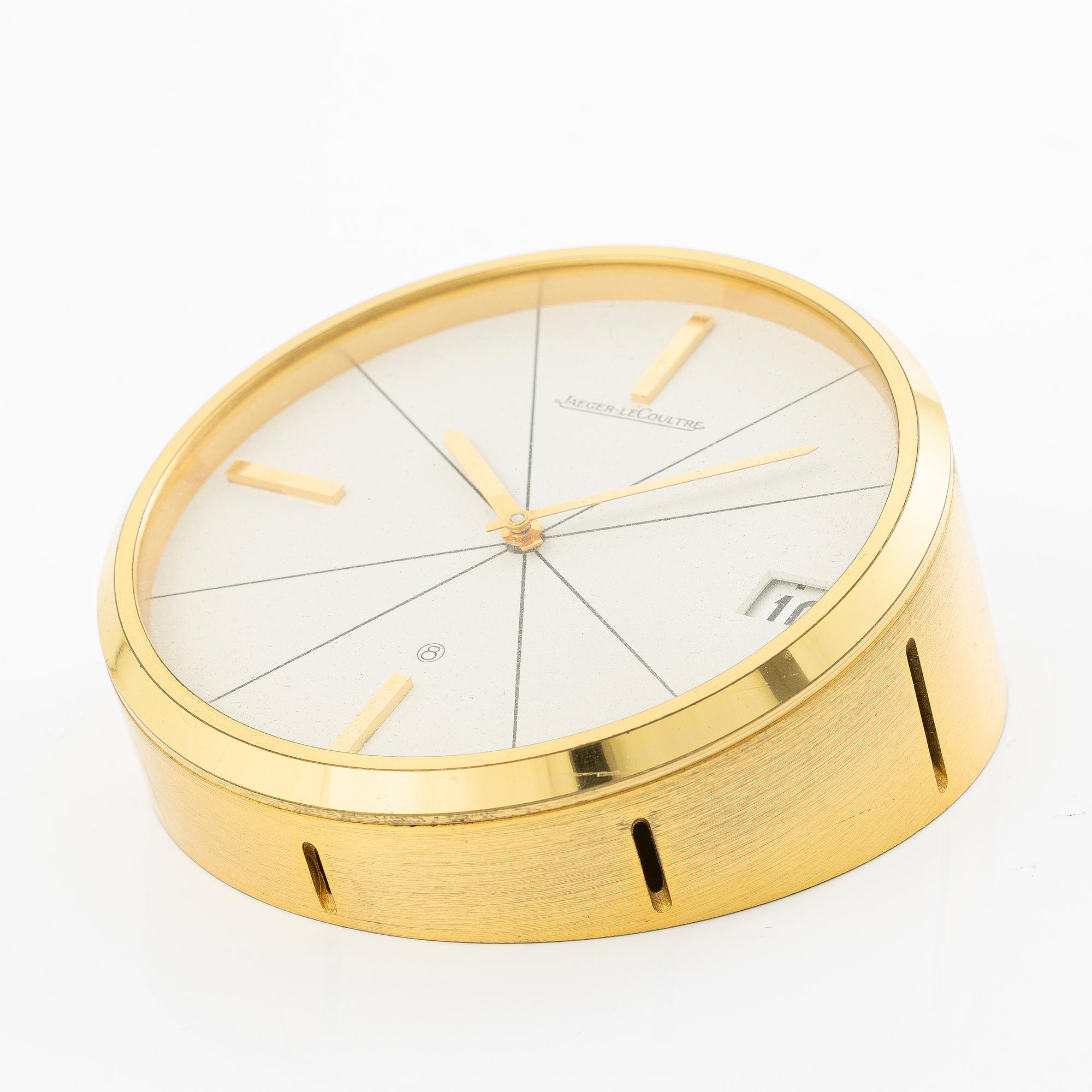 Jaeger-LeCoultre, table clock, 95 mm.