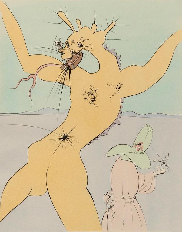 Salvador Dalí, From "Japanese Fairy Tales", 1974.