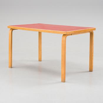 A chair and a table by Alvar Aalto, Artek.