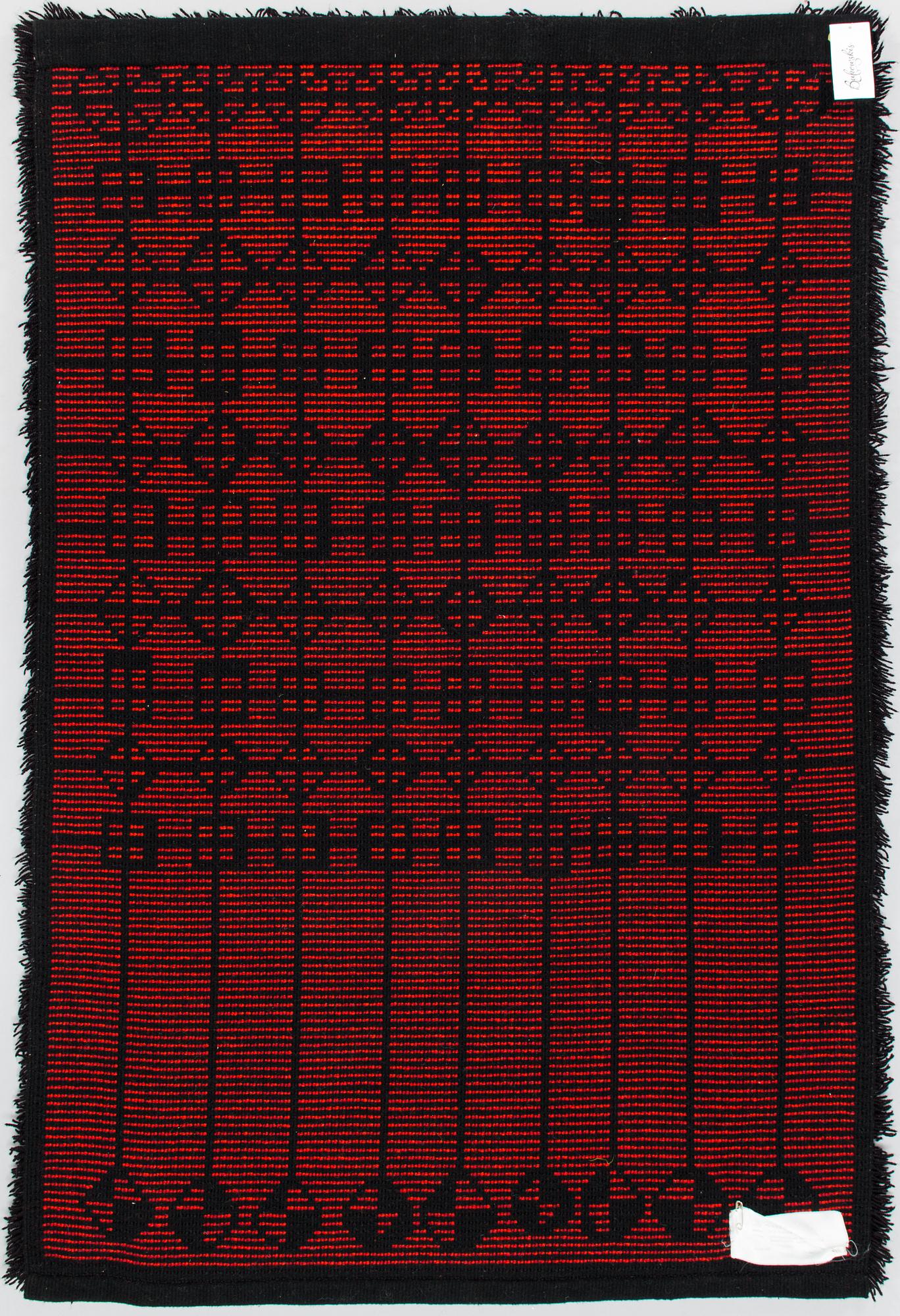 Irja Mikkola, A Finnish long pile rug for Ryijypalvelu. Circa 166x110 cm.