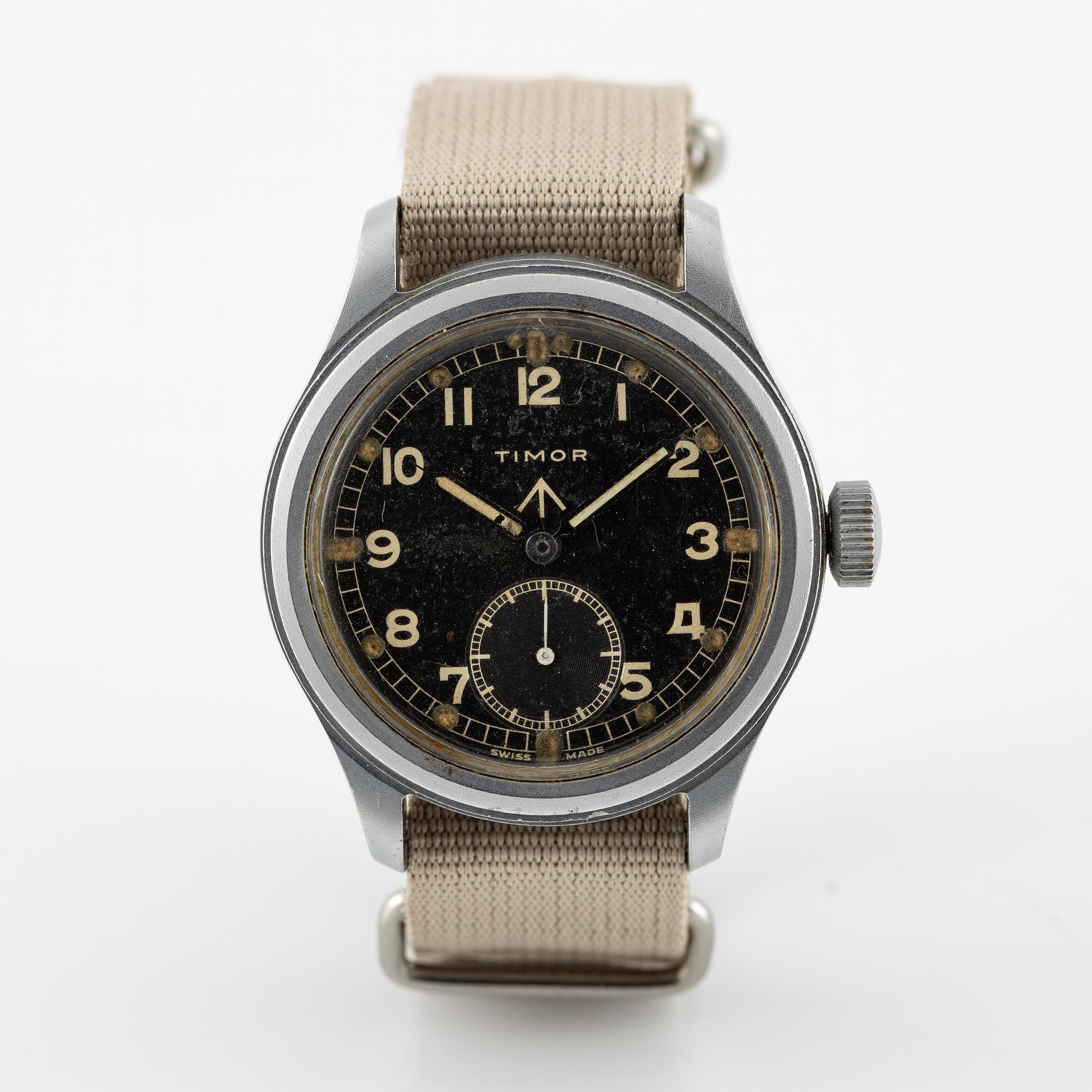 Timor, W.W.W, "Dirty Dozen", armbandsur, 36 mm.