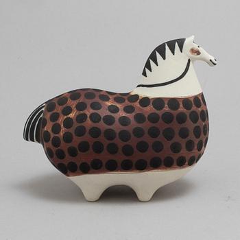STIG LINDBERG, figurin, stengods, "Springare", Gustavsberg studio.