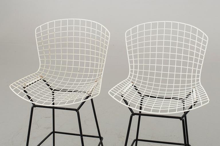 HARRY BERTOIA, barstolar, ett par, Knoll International.