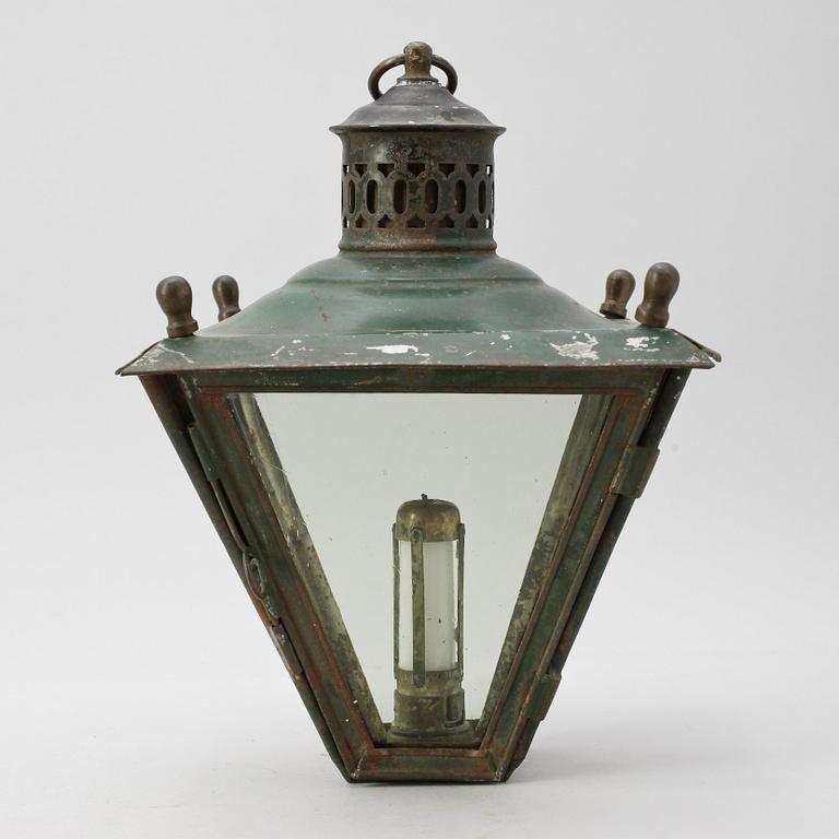 LYKTA, bemålad plåt, 1800-tal.