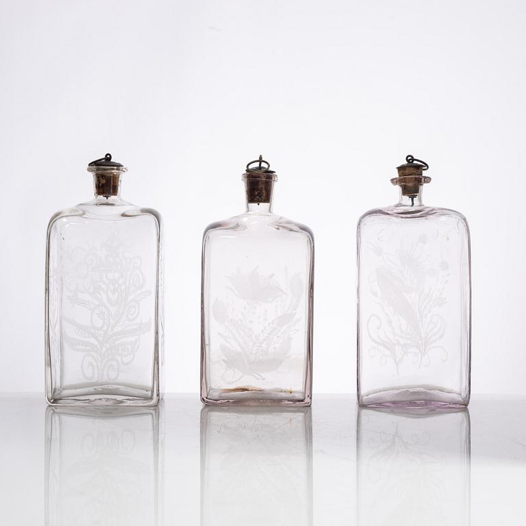 A flask box, first half of the 19th Century.