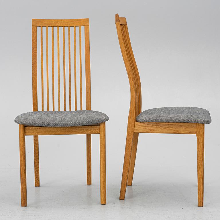 Höffer, eight chairs, Denmark.