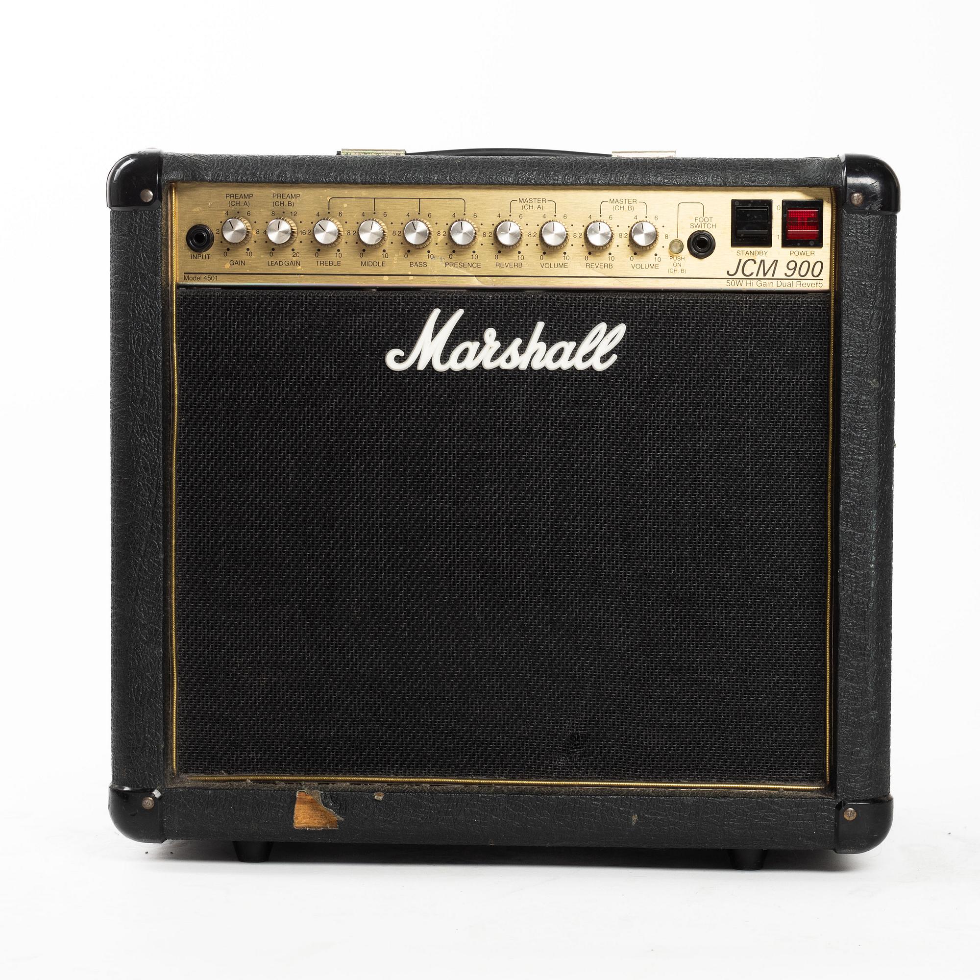 Marshall, "JCM 900", model 4501, guitar amplifier, England 1990s.