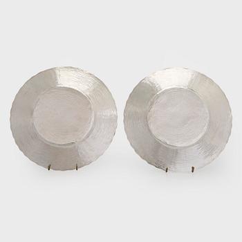 Tapio Wirkkala, Fat, ett par, silver, TW 140, Kultakeskus, Tavastehus 1976.