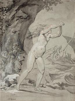 467. Nicolai Abildgaard, Circe mourning Odysseus departure.