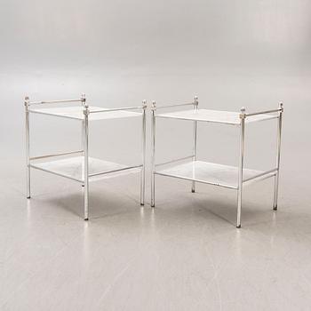 Bedside table / side table, a pair, 1970s-80s.