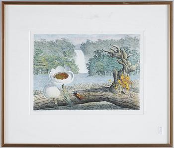 KARL AXEL PEHRSON, färglitografier, 2 st, sign o numr.