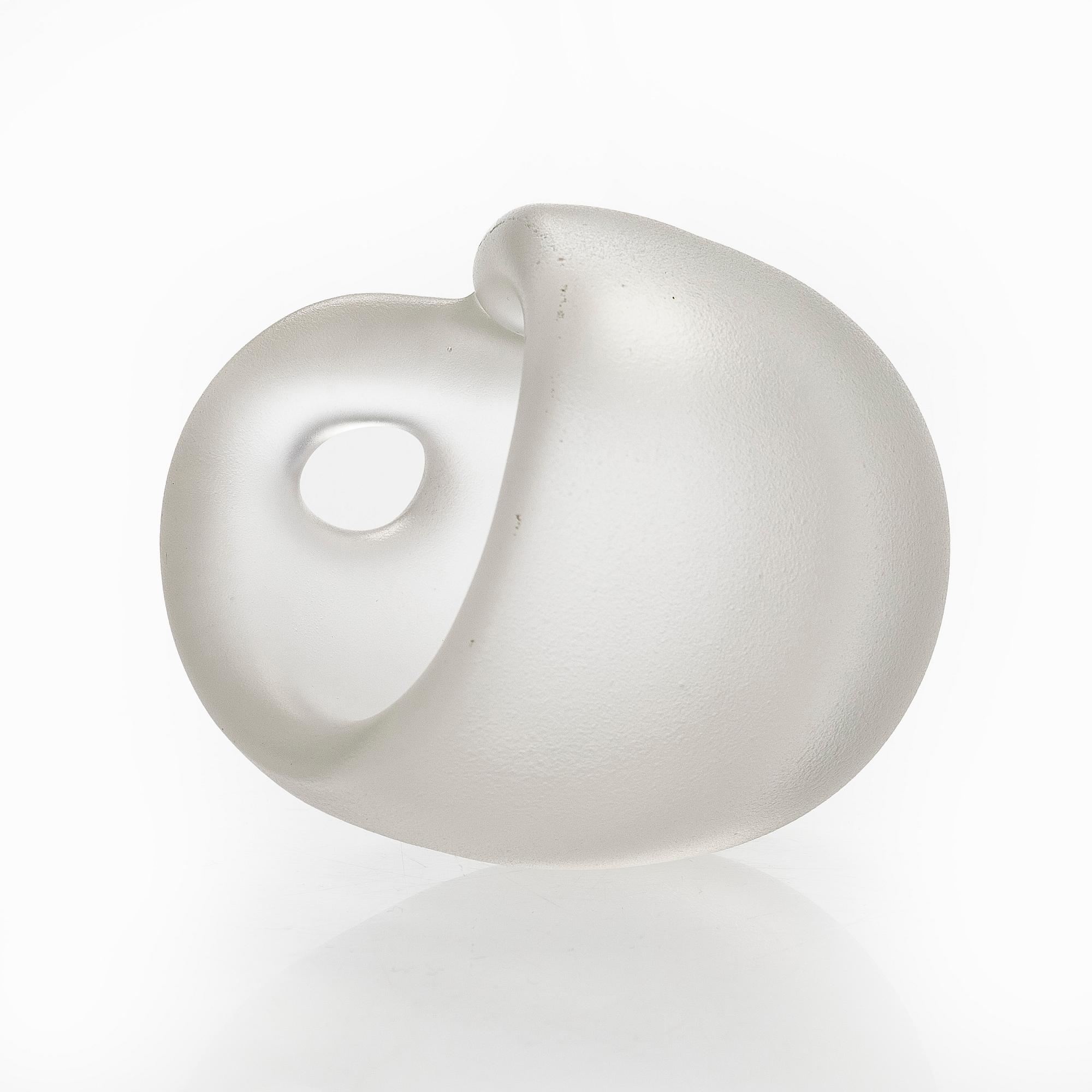 Timo Sarpaneva, sculpture, glass, 'Hiidenkirnu', Iittala.