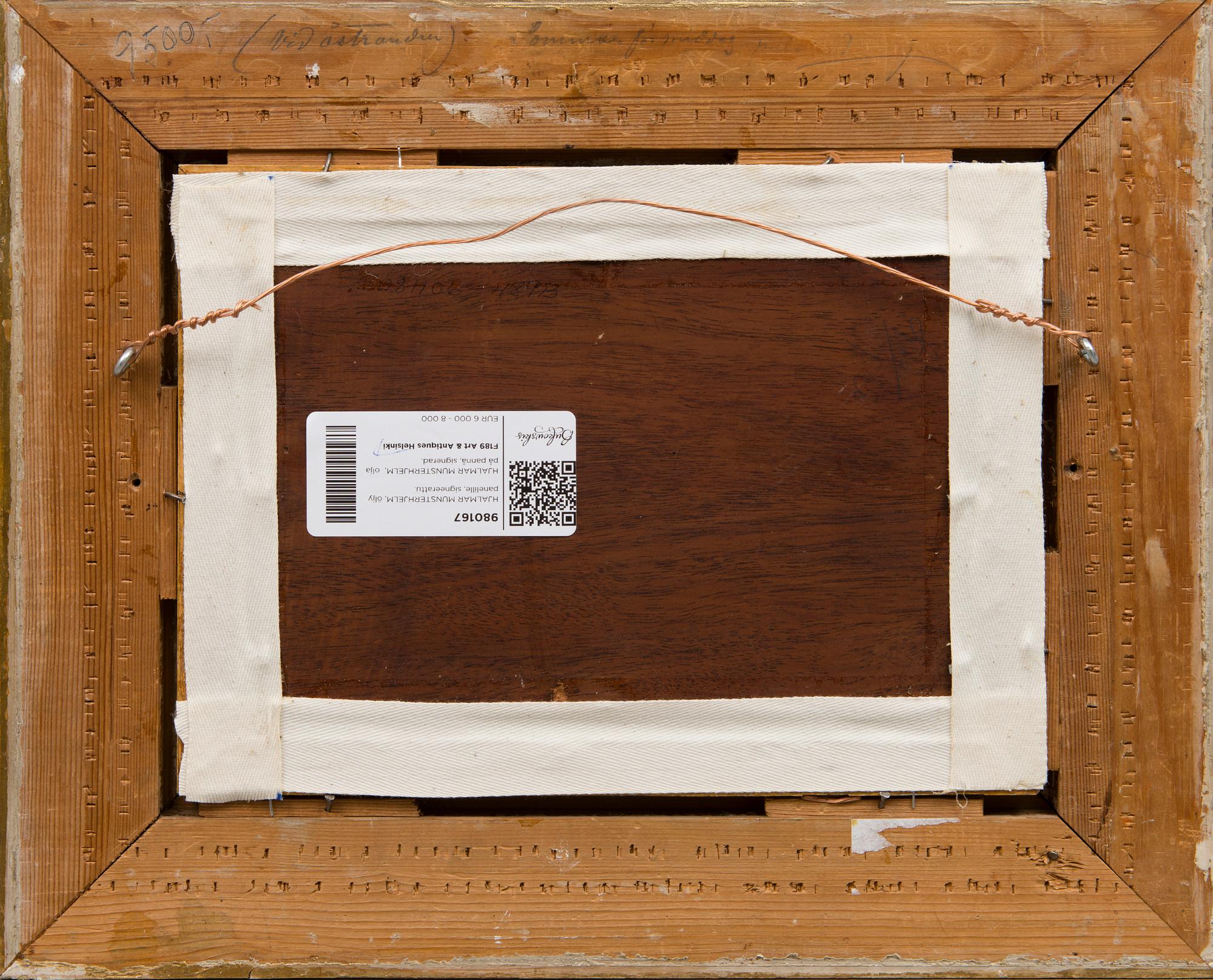 HJALMAR MUNSTERHJELM, BY THE RIVER.