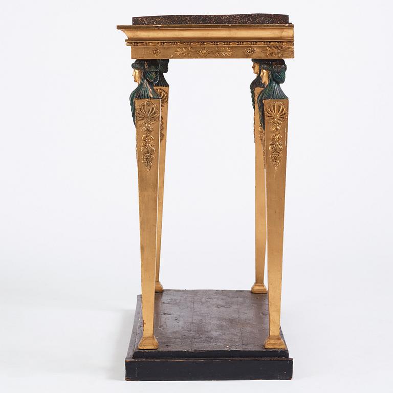 Konsolbord, Stockholmsarbete omkring år 1800, Sengustavianskt.