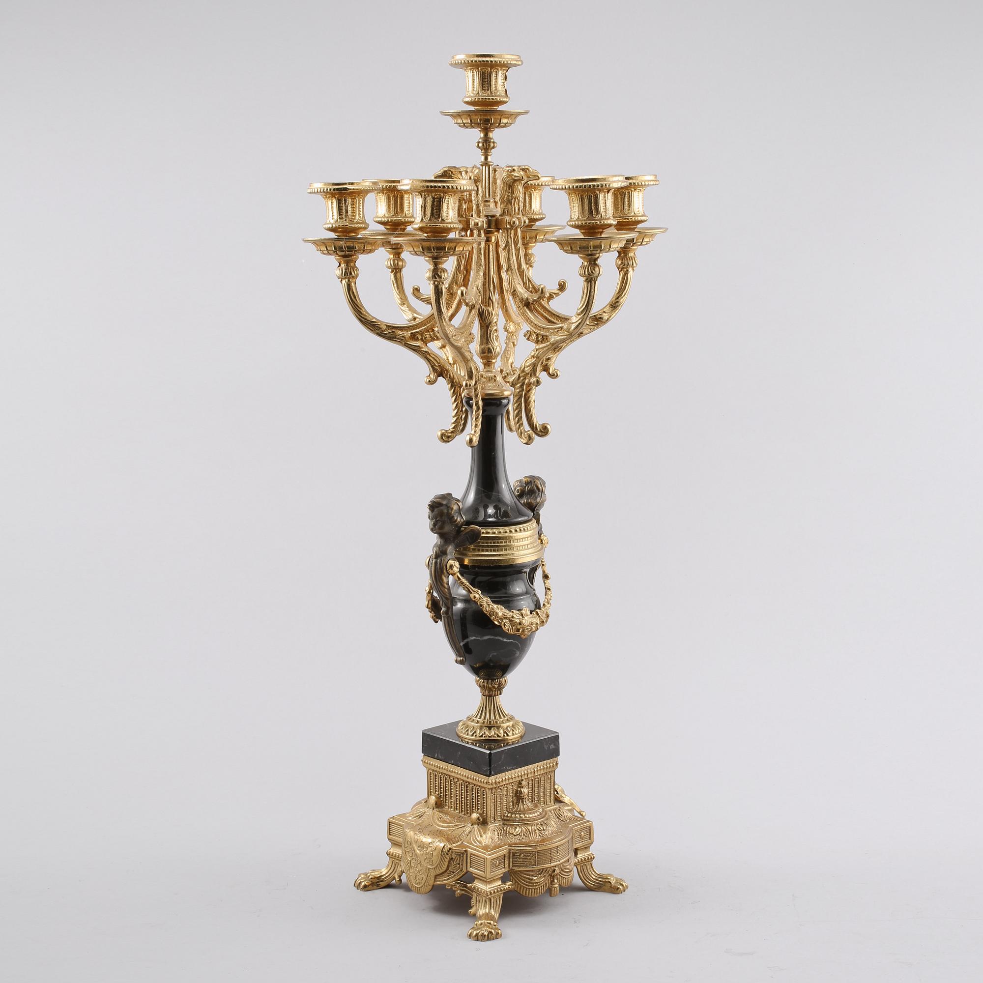 KANDELABER, Louis XVI-stil, 1900-talets slut.