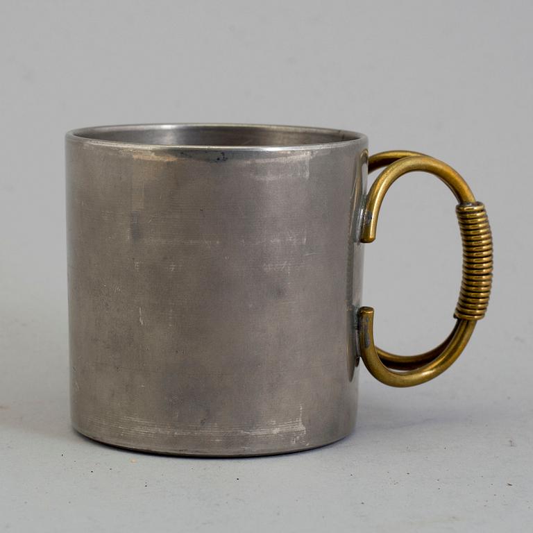 A firma Svenskt Tenn pewter cup, 1948.