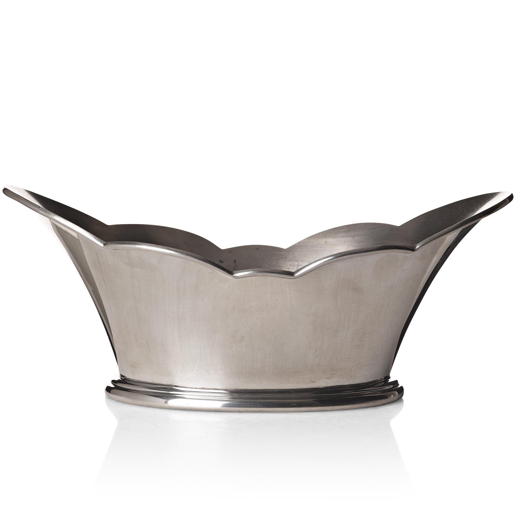 Nils Fougstedt, a pewter jardinière, Firma Svenskt Tenn, Stockholm 1930.