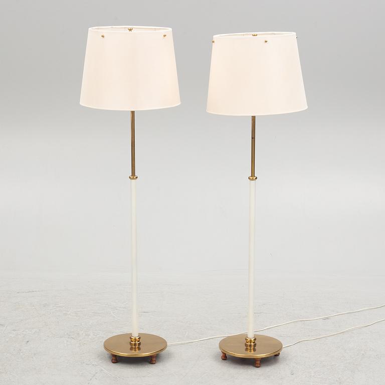 Josef Frank, floor lamps, a pair, model G 2564, Svenskt Tenn.
