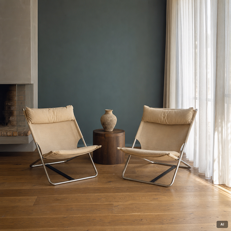 Gillis Lundgren, a pair of "Astral hög" armchairs, IKEA, 1970s.