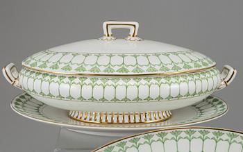MATSERVIS, porslin, 59 delar, "Julia", Rörstrand, 1900-talets första hälft.