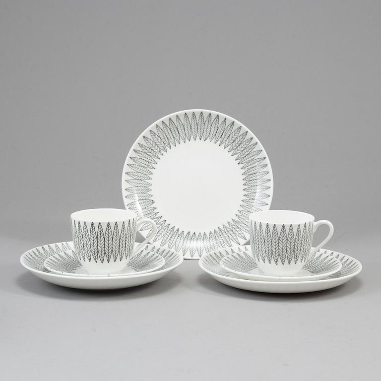 A 21 pcs 'Salix' coffee service by Stig Lindberg for Gustavsberg.