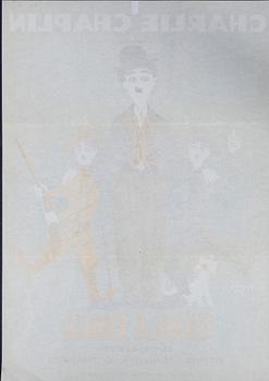 Léo Kouper, a vintage movie poster 'Gamla Tider (The Chaplin Revue)', 1960.