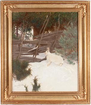 715. Bruno Liljefors, BRUNO LILJEFORS, canvas, signed Bruno Liljefors and dated 1910.