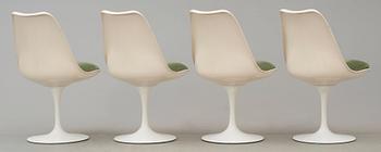 Eero Saarinen, A set of four Eero Saarinen 'Tulip' chairs, Knoll International, USA.