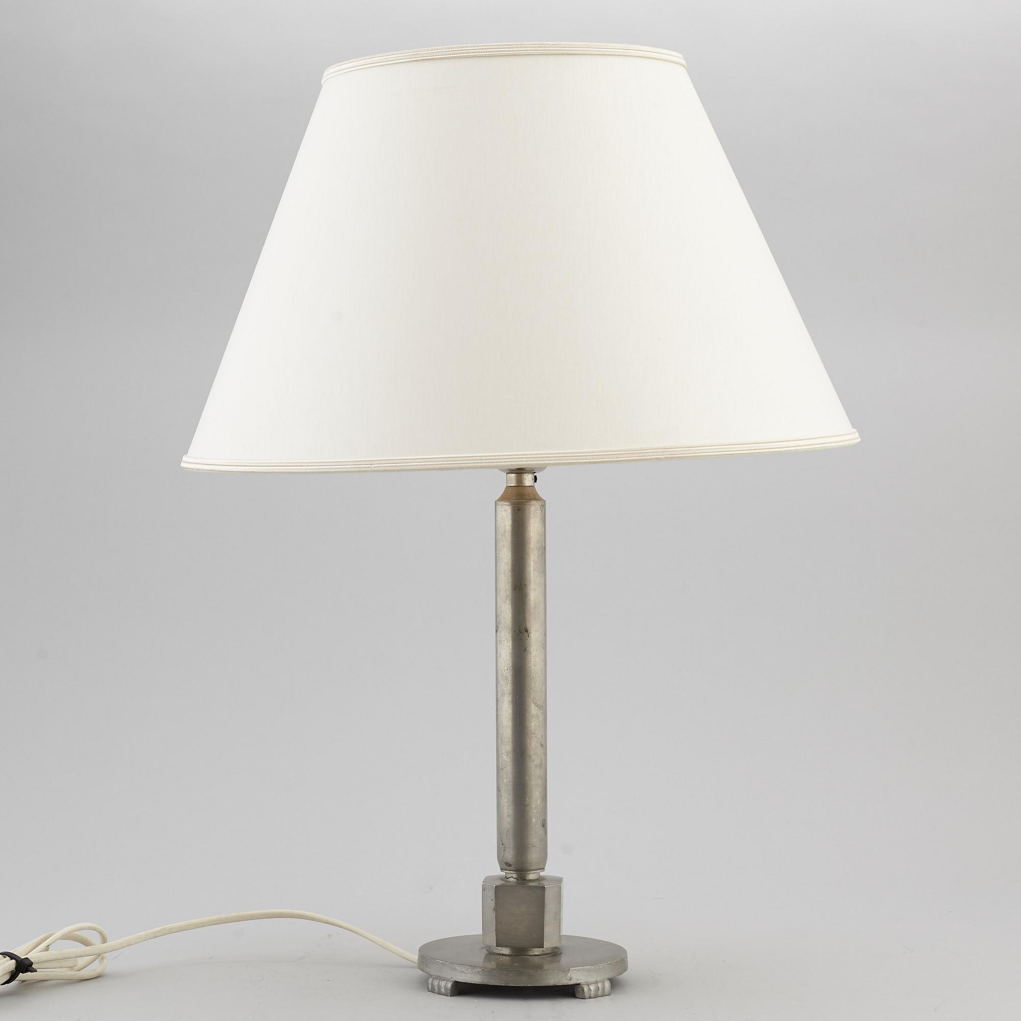 A 1920's Swedish Grace table lamp by GAB.