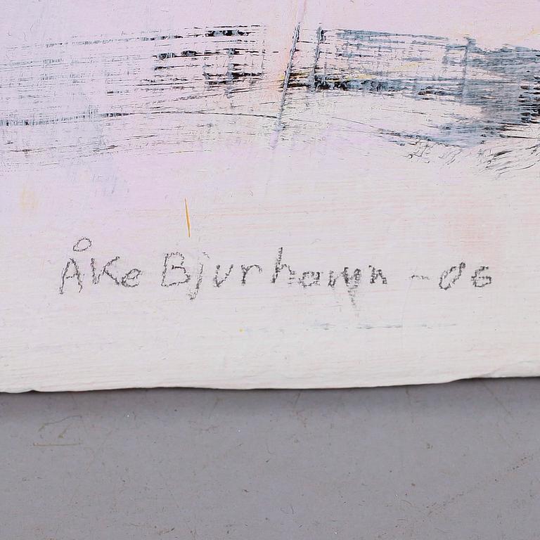 ÅKE BJURHAMN, akryl på duk, signerad och daterad -05.
