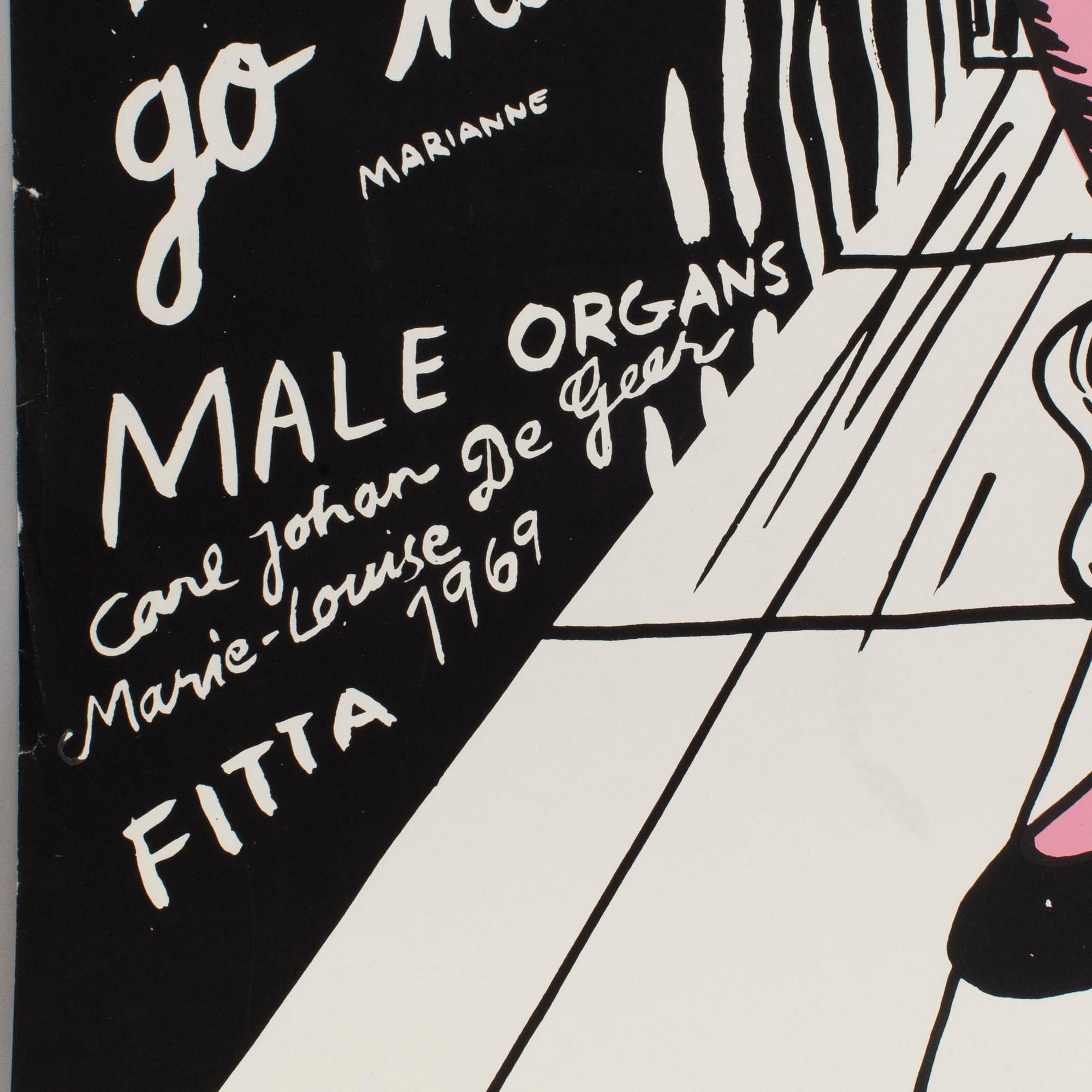CARL JOHAN DE GEER, MARIE-LOUISE EKMAN, offset poster, 1969.
