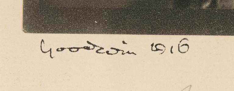 Henry B. Goodwin, fotogravyr, handtryckt., signerad, 1916.