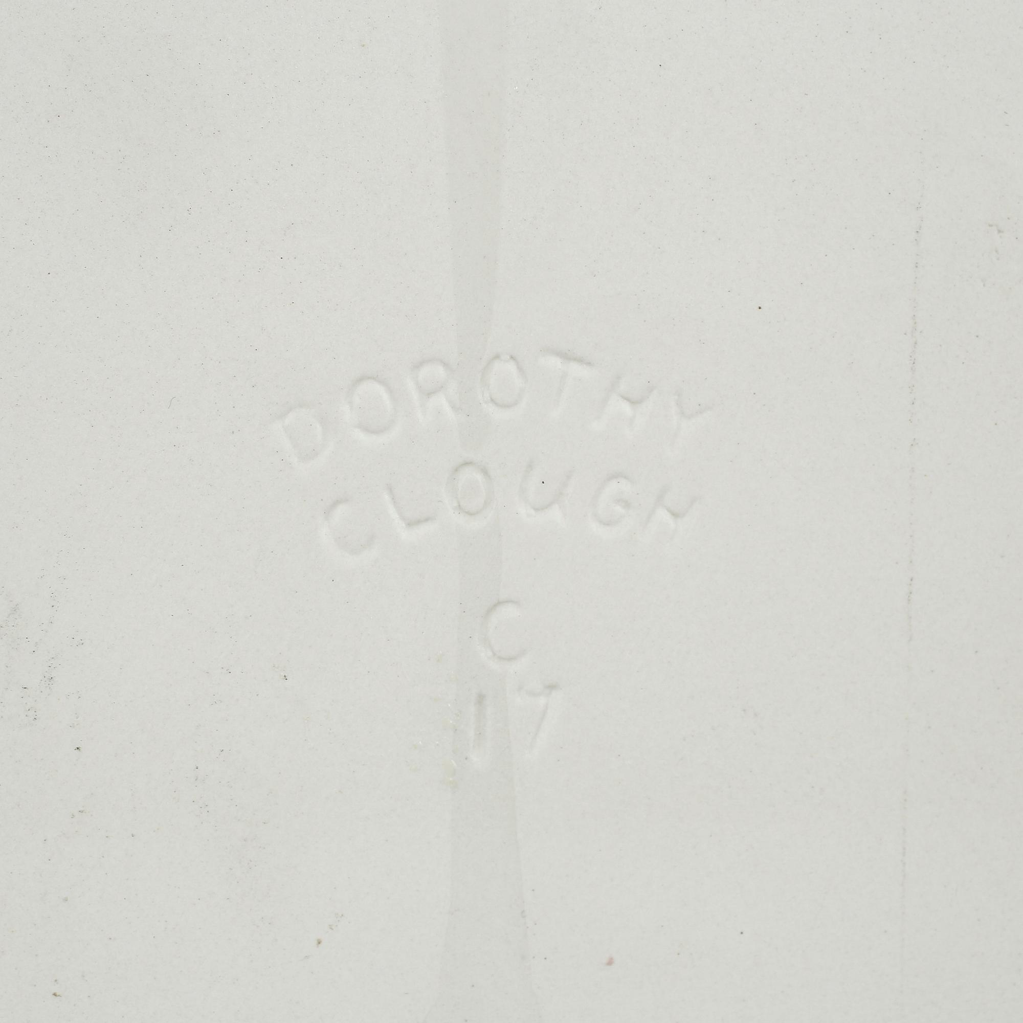 VÄGGPLAKETT samt VAS, keramik, Dorothy Clough, Upsala-Ekeby, 1900-talets mitt.