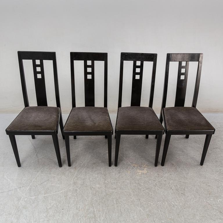 Four late 20th century chairs, Thonet.