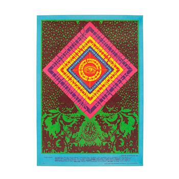 PSYKADELISKA KONSERTAFFISCHER, 2 st, offset, affisch, "Jefferson airplane"&"Grateful dead", "Big brother"&"Blue cheer", 1966-1967.