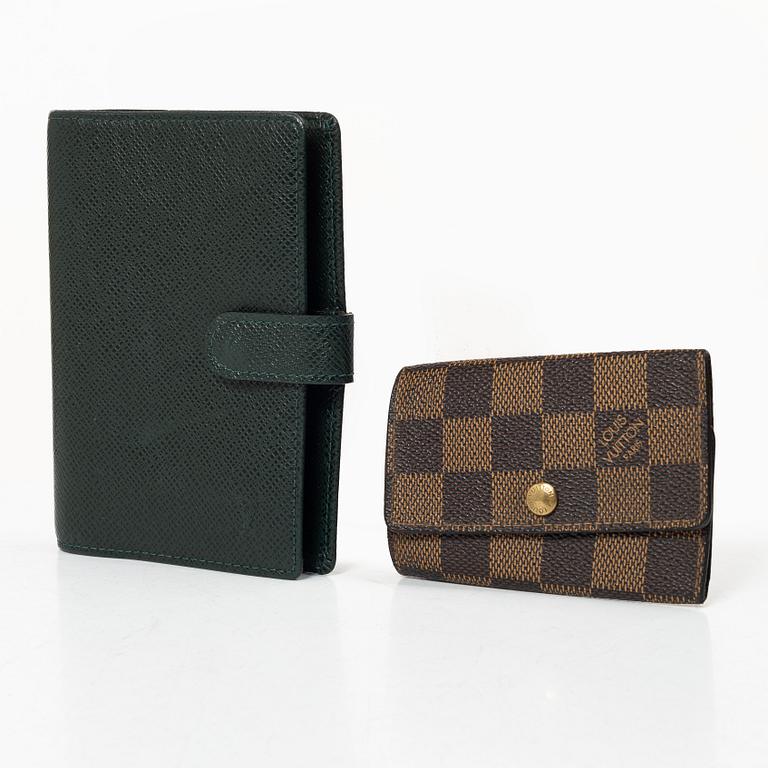 Louis Vuitton, case for agenda and key holder.
