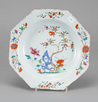TALLRIKAR, 3+1, porslin, Kina, 1700-tal.