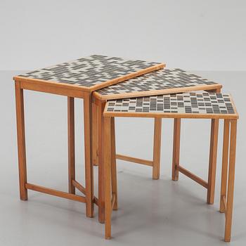 SATSBORD, 3-delat, 1900-talets mitt.