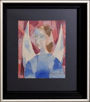 Eva Cederström, water color, signed.