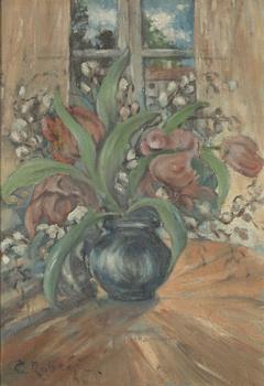 Elis Ryberg, Still life with flowers.