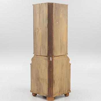 Hörnskåp, allmoge, 1800-tal.