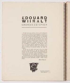 Konsttidskrift "Xylographie revue internationale de gravures sur bois", nr 7 februari 1935.