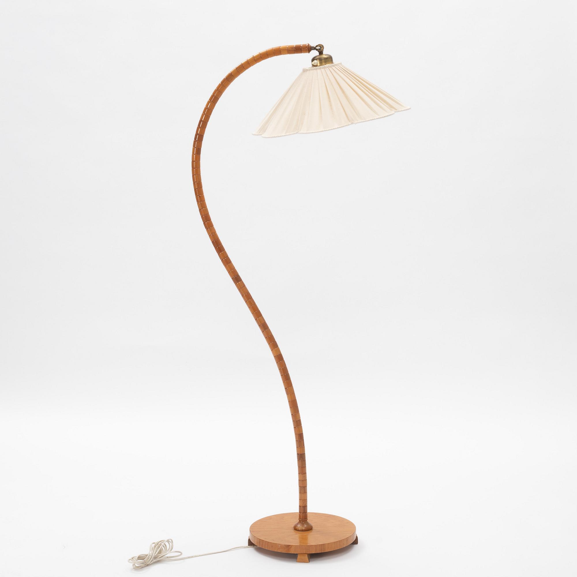 A Swedish Modern floor light, 1940's/50's.