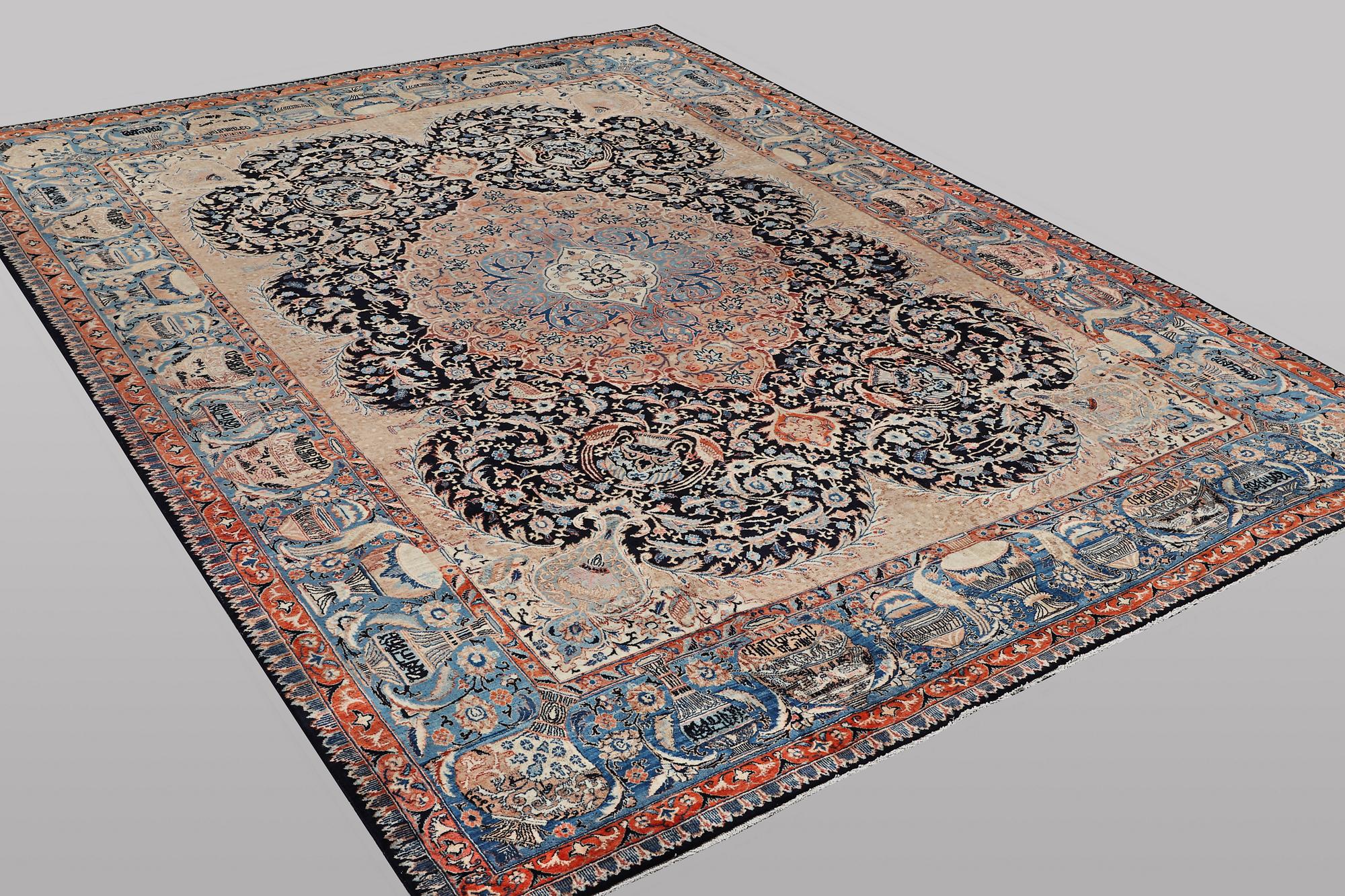 Matta, Kashmar, ca 400 x 300 cm.