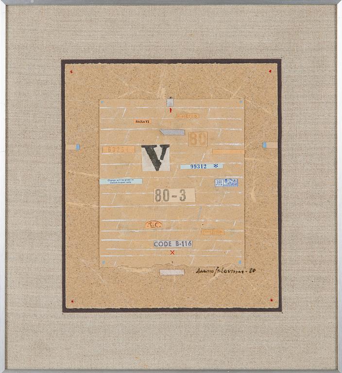 Aarno Salosmaa, Sommitelma.