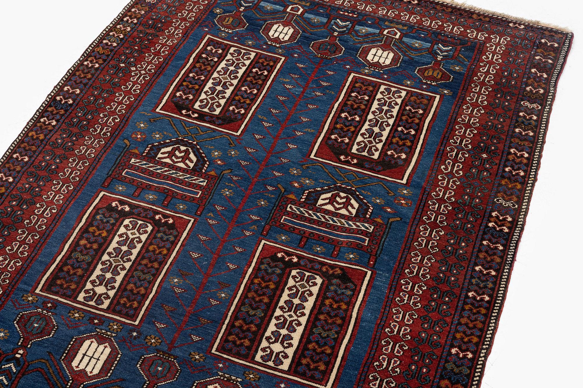 An antique Shirvan rug, southeastern Caucasus, c. 170 x 119 cm.