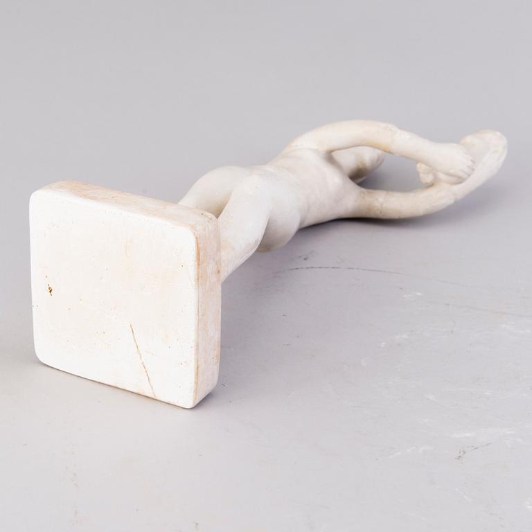 VIKTOR JANSSON,  skulptur, gips, signerad Faffan J.