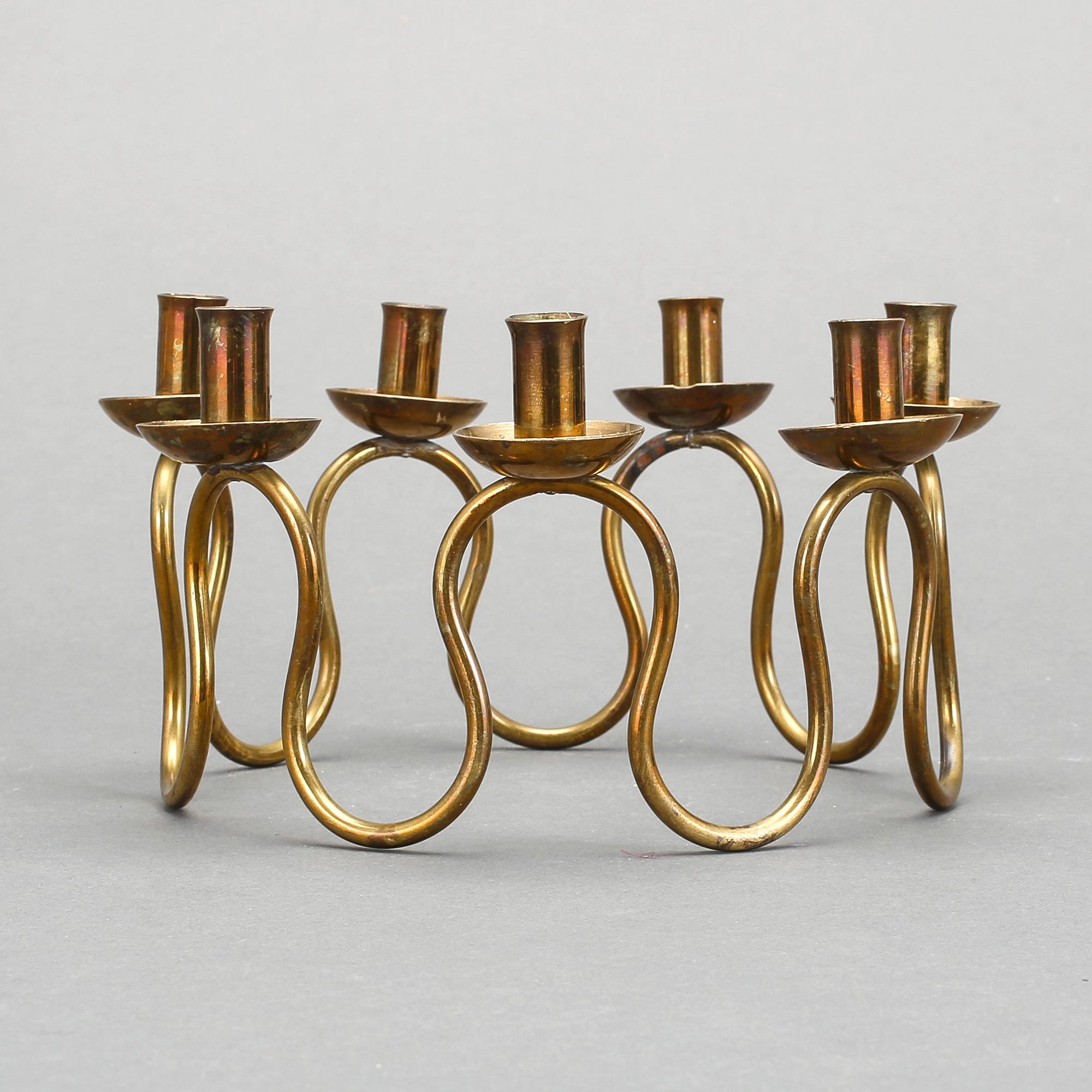 LJUSSTAKAR, en Gunnar Ander, Ystad Metall samt "Arvika", Svenskt tenn, 1900-talets andra hälft.