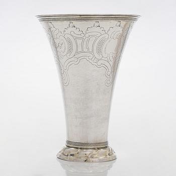 Petter Eneroth, bägare, silver, Stockholm 1778.