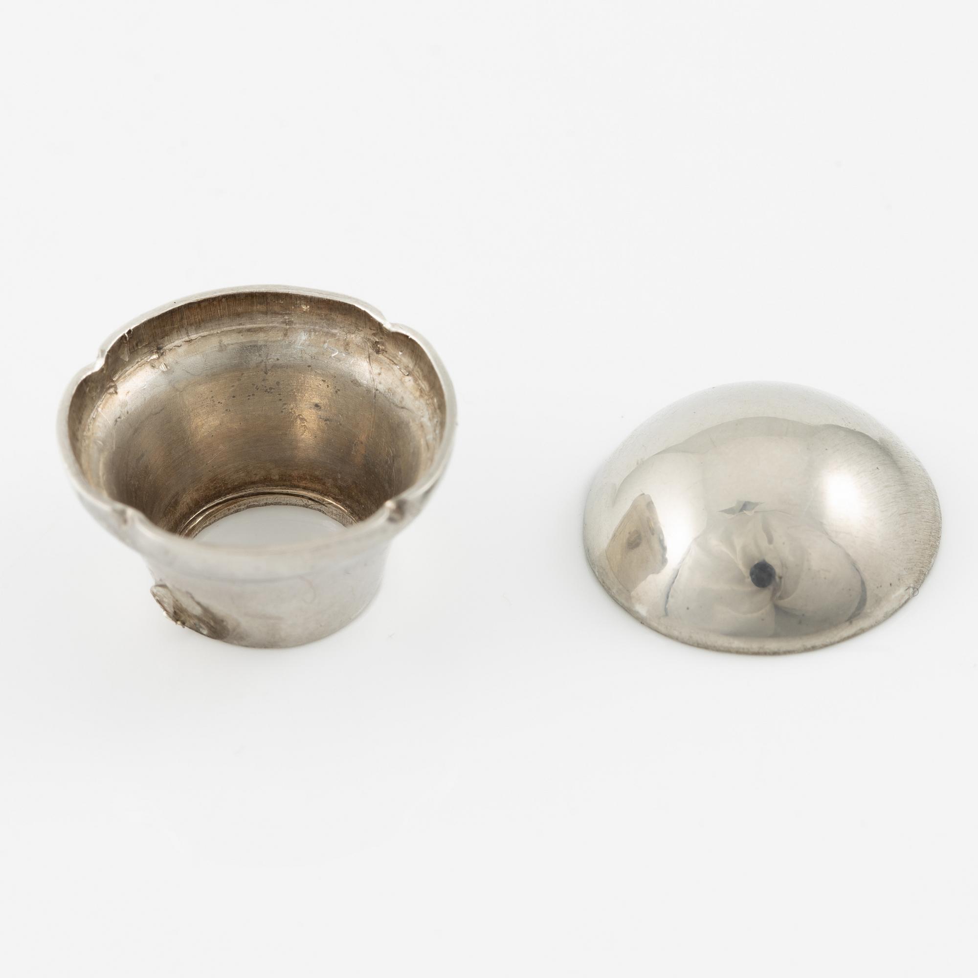Stigbert, collar, neck ring, silver and rock crystal.